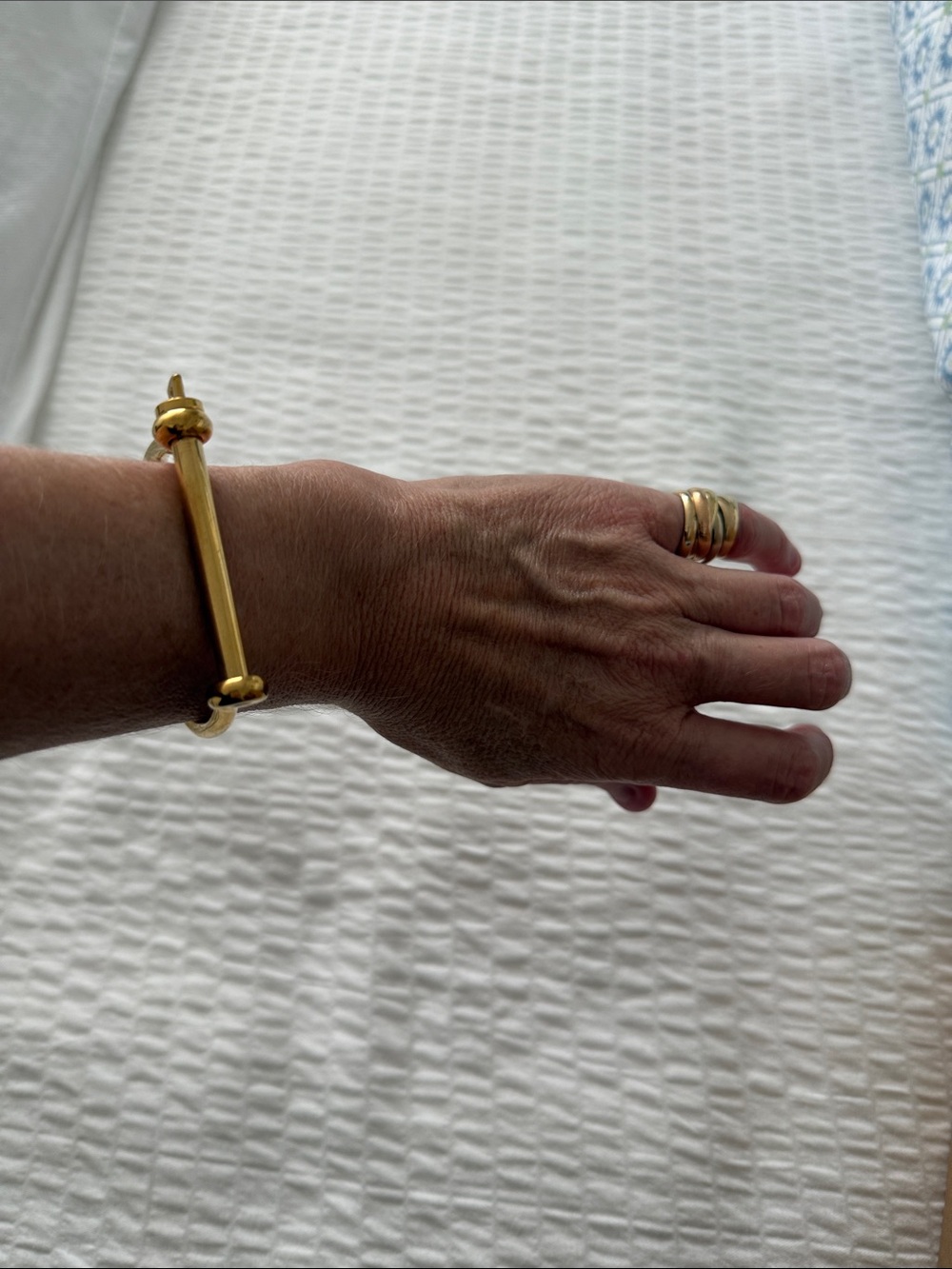 Miansai Gold Metal Screw Bracelet - Picture 4 of 6